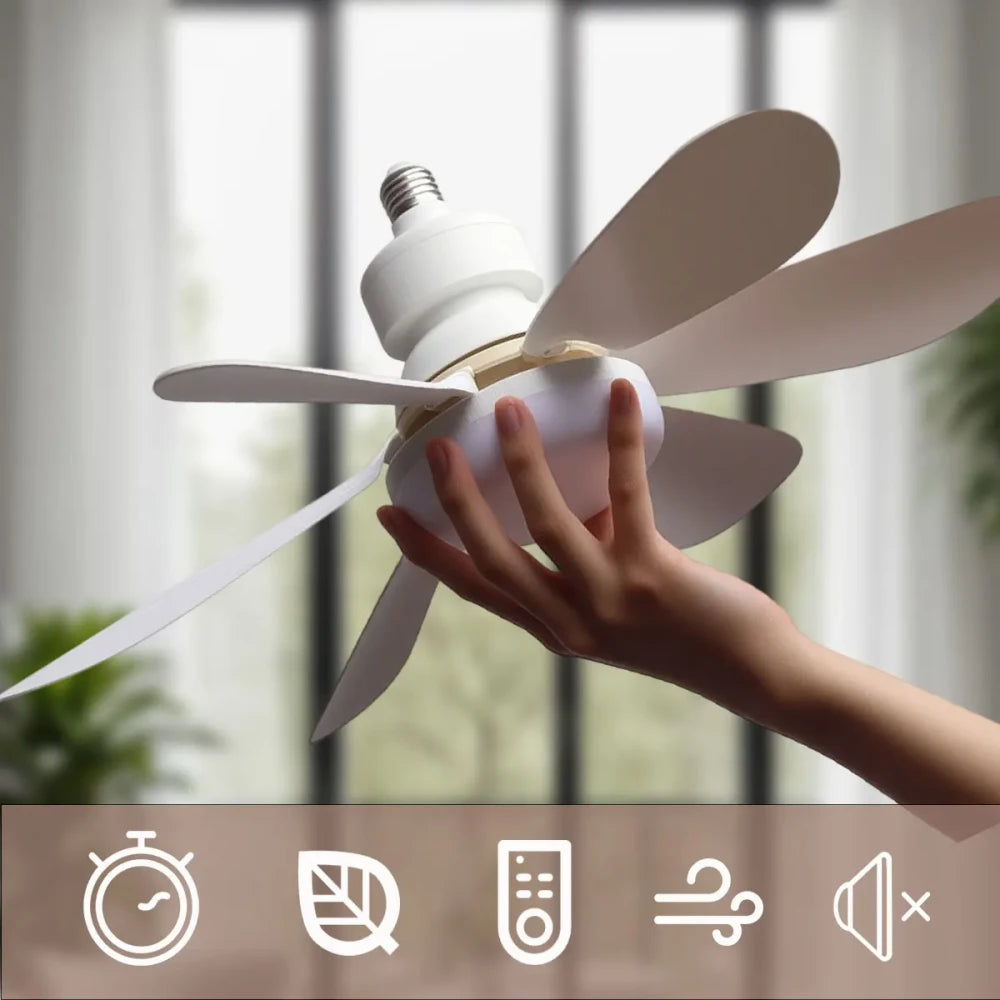 LED Ceiling Fan Light with Remote