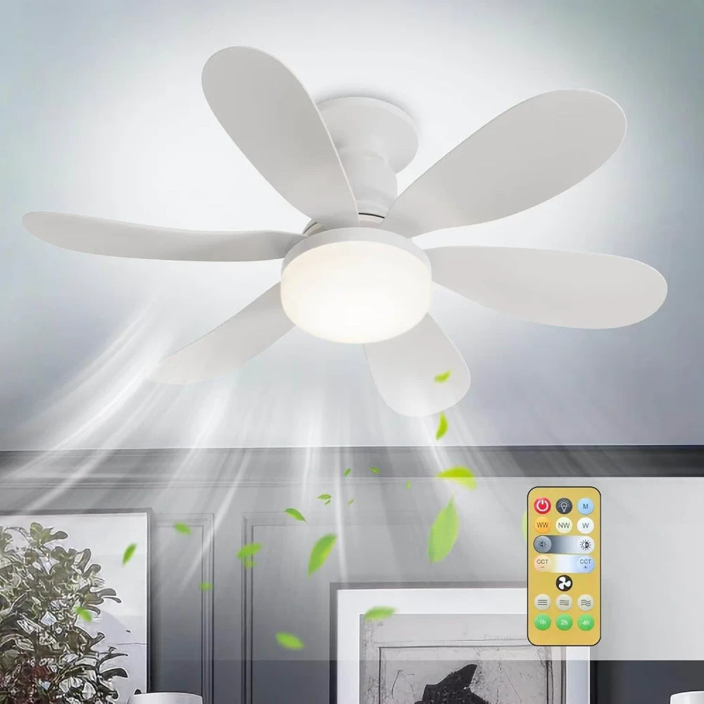 LED Ceiling Fan Light with Remote