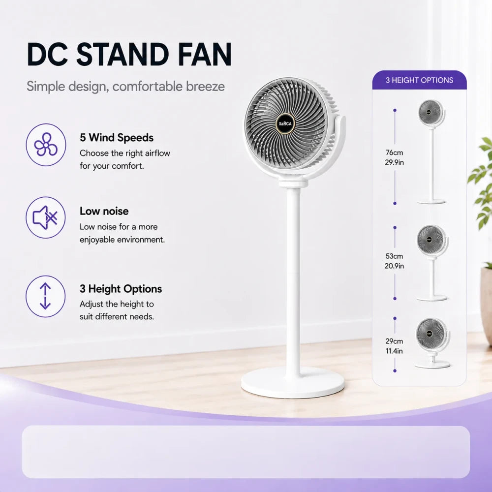 Modern Floor Desk Air Circulator Fan