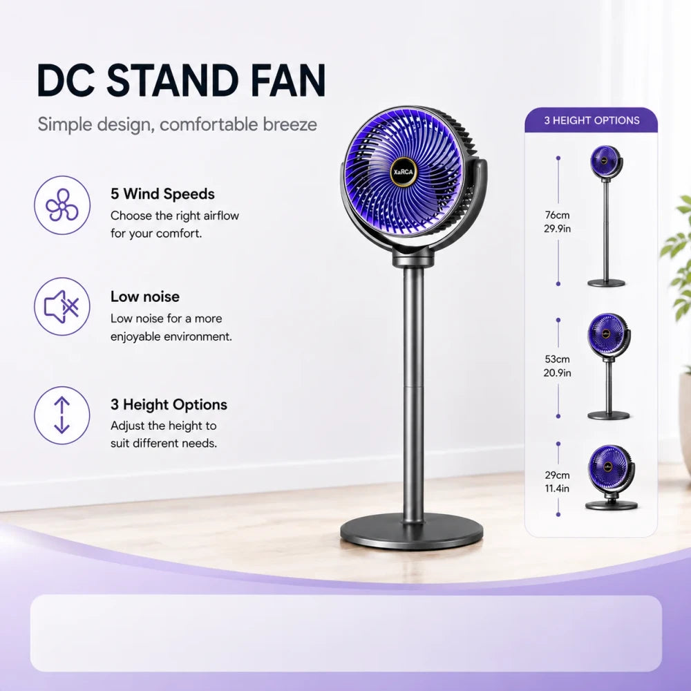 Modern Floor Desk Air Circulator Fan