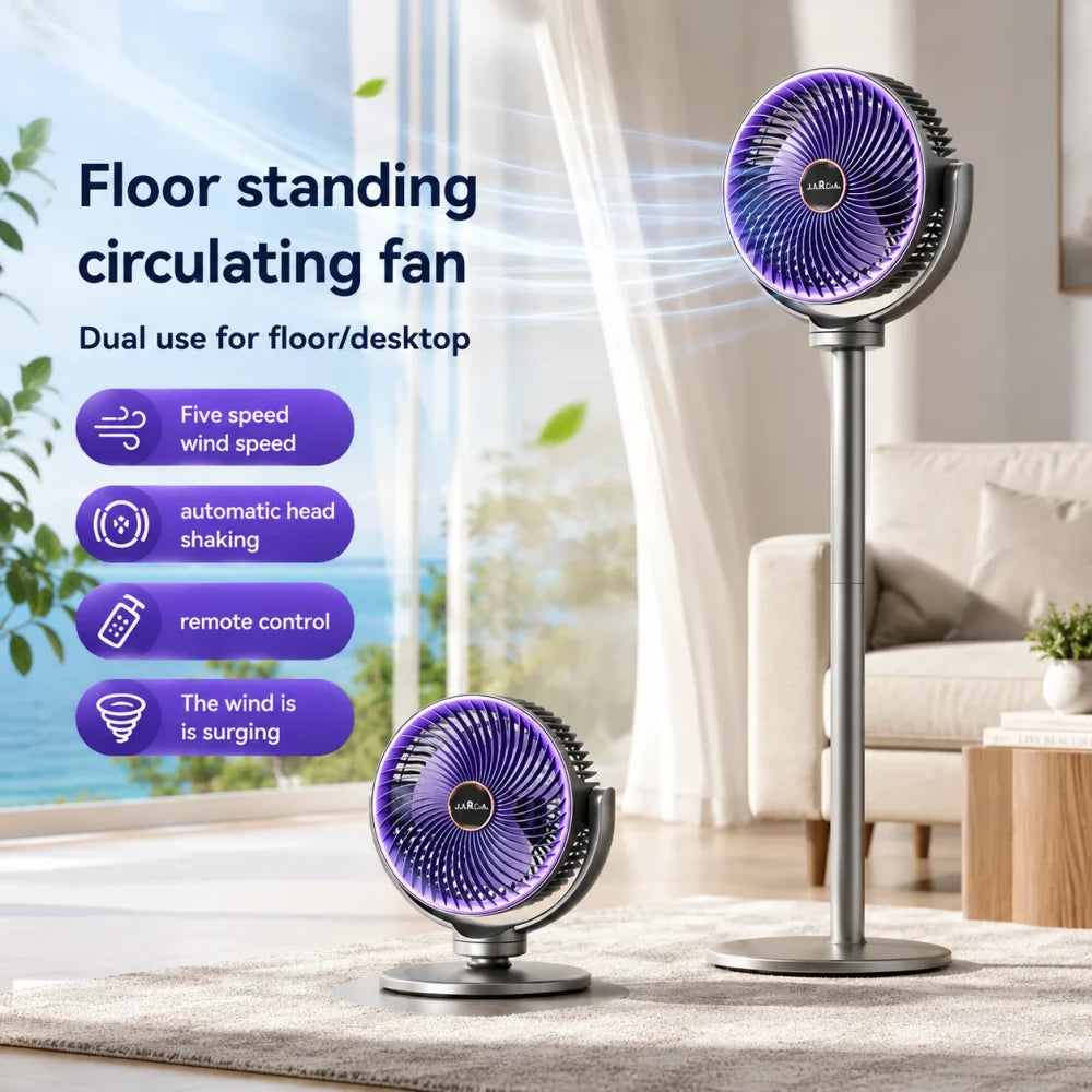 Modern Floor Desk Air Circulator Fan