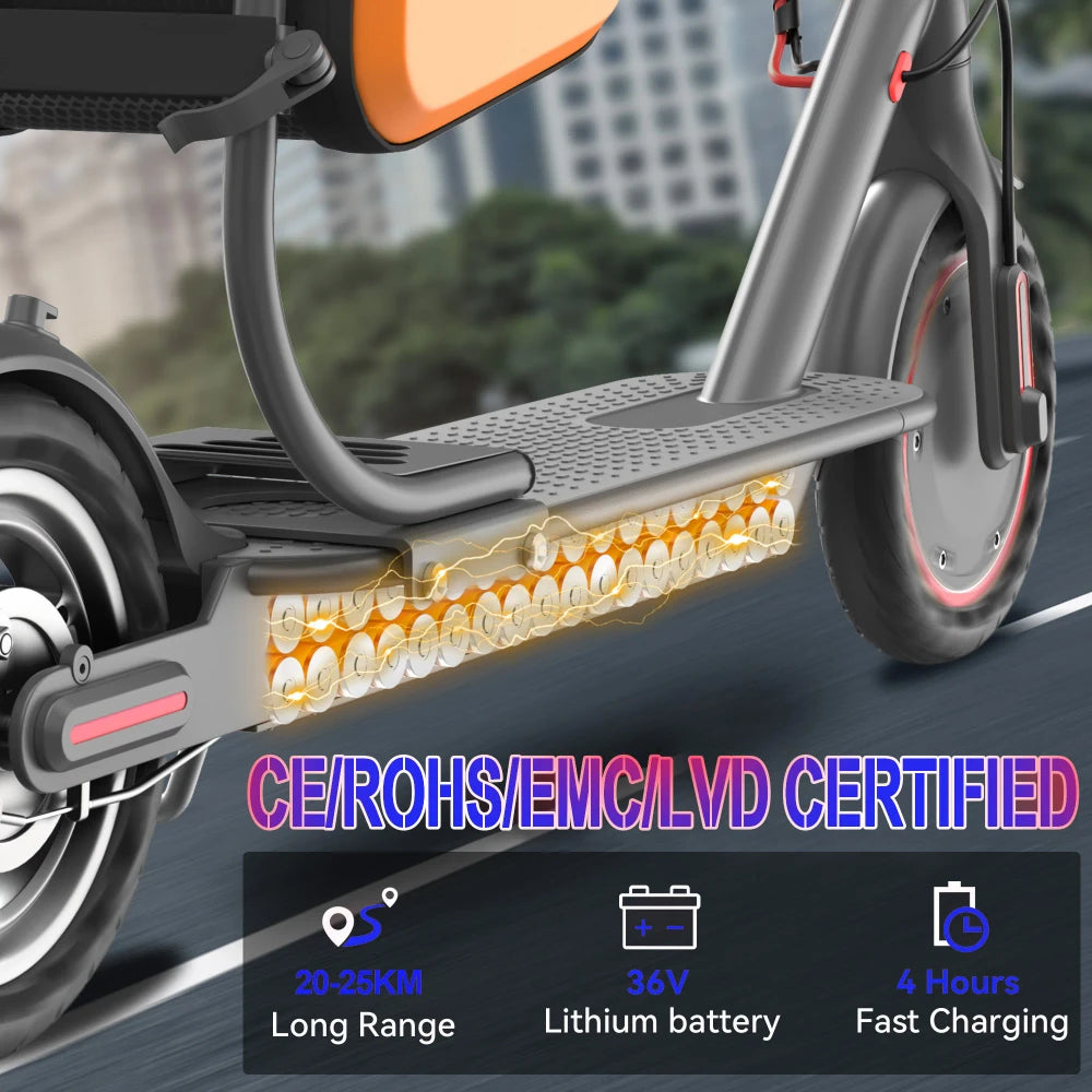 Electric Commuter Scooter with Seat
