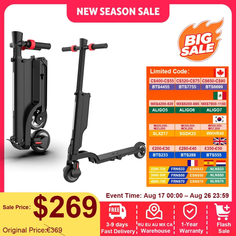 Foldable Electric Commuter Scooter