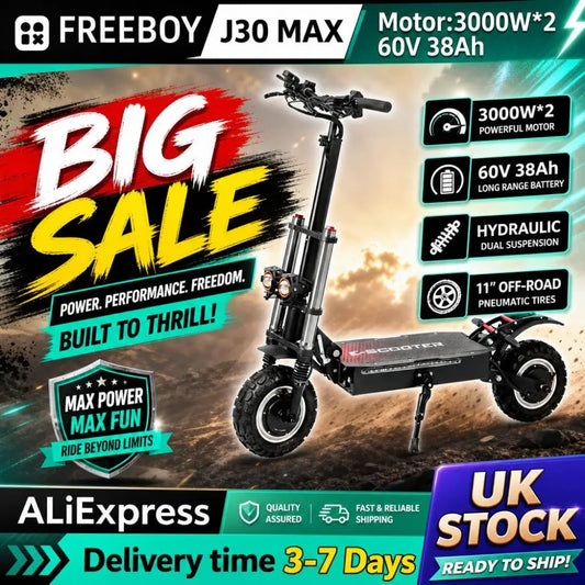 Dual Motor Fat Tire Electric Scooter