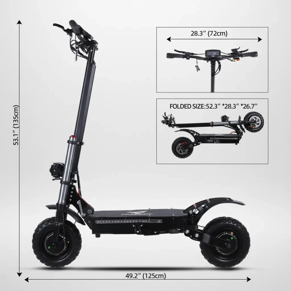 Dual Motor Fat Tire Electric Scooter