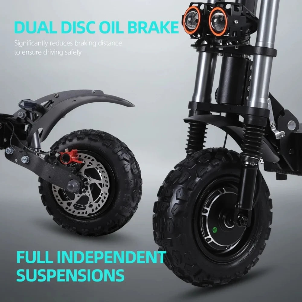 Dual Motor Fat Tire Electric Scooter