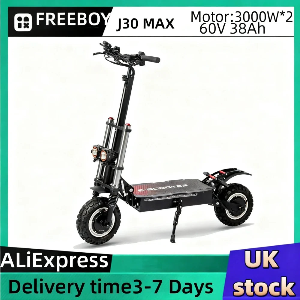 Dual Motor Fat Tire Electric Scooter